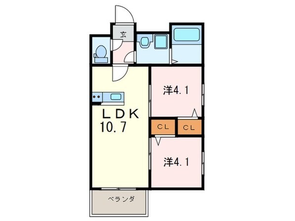 リテラ美和台の物件間取画像